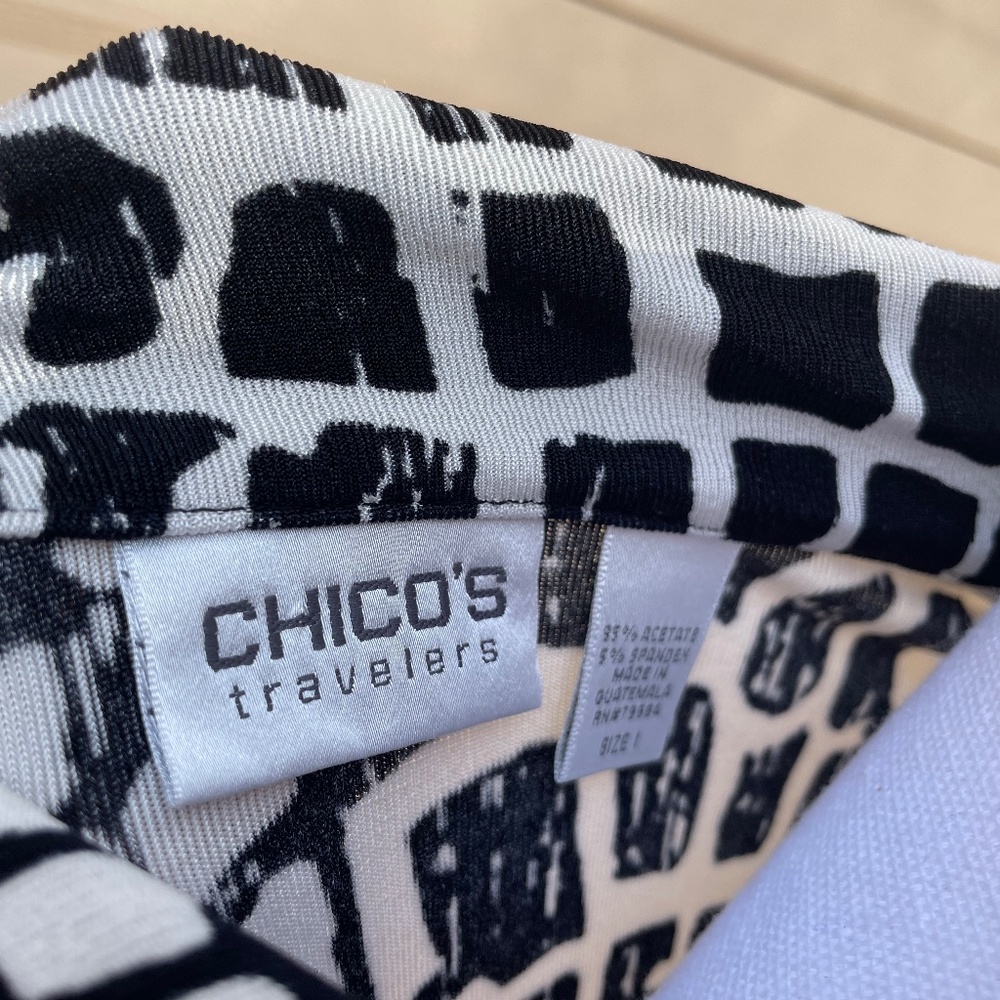 Chico’s Short Sleeve Button Down Dress